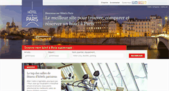 Desktop Screenshot of hotelaparis.com
