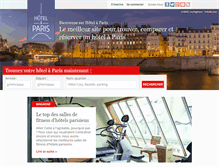 Tablet Screenshot of hotelaparis.com